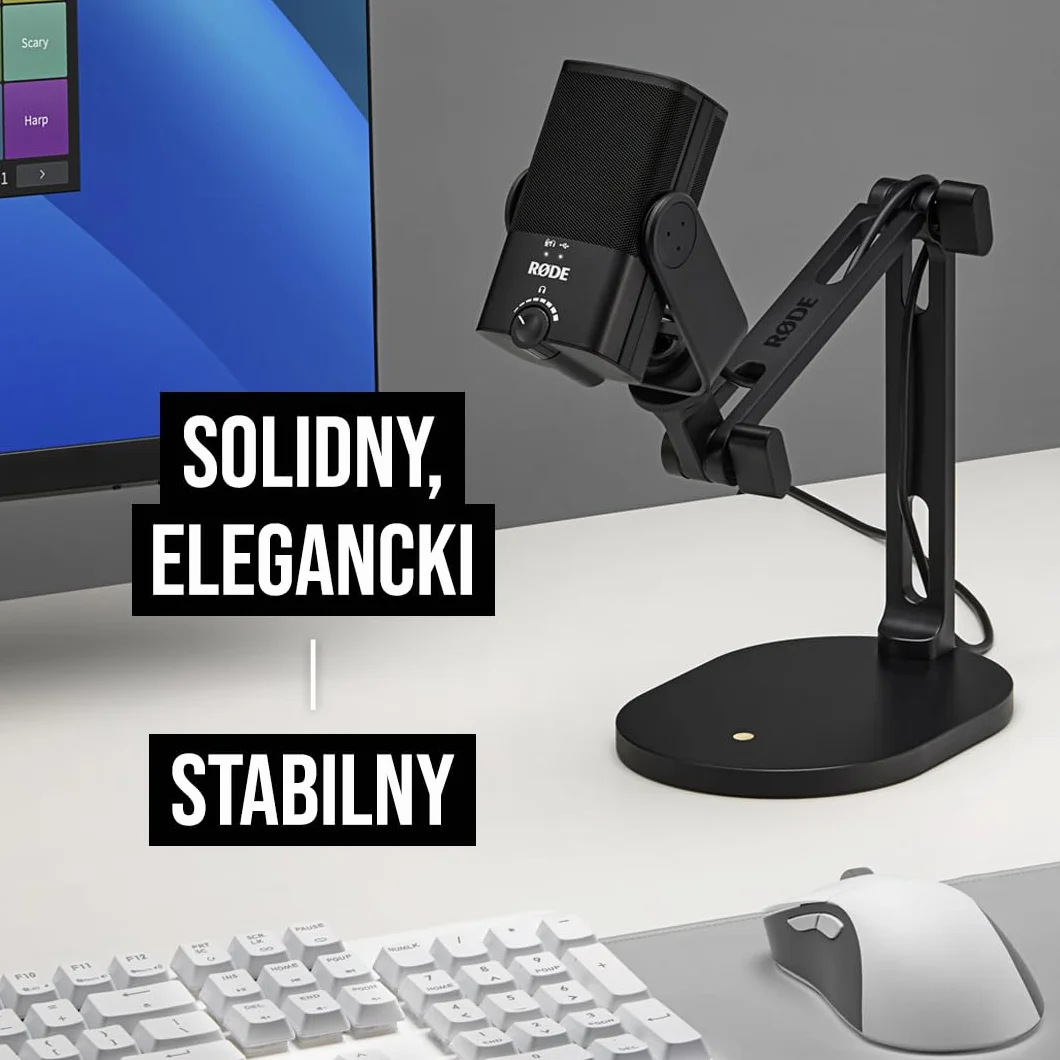 RØDE DS2 Ramię studyjne do biurka dla mikrofonów, kamer, smartfonów, świateł i innych akcesoriów (do 900g)