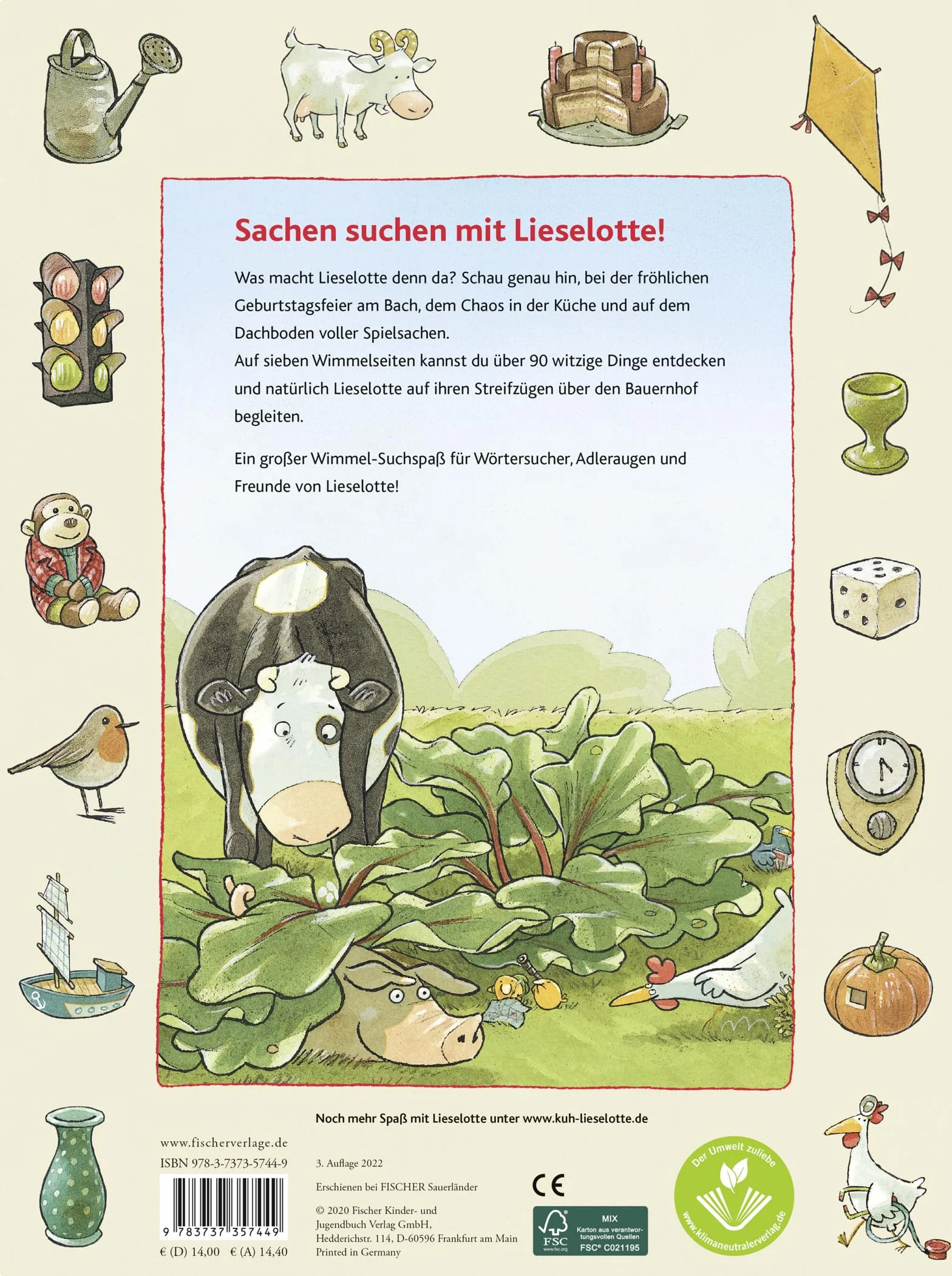 Was sucht Lieselotte? Das große Such-und-Finde-Wimmelbuch: Wimmelbuch Bd 2