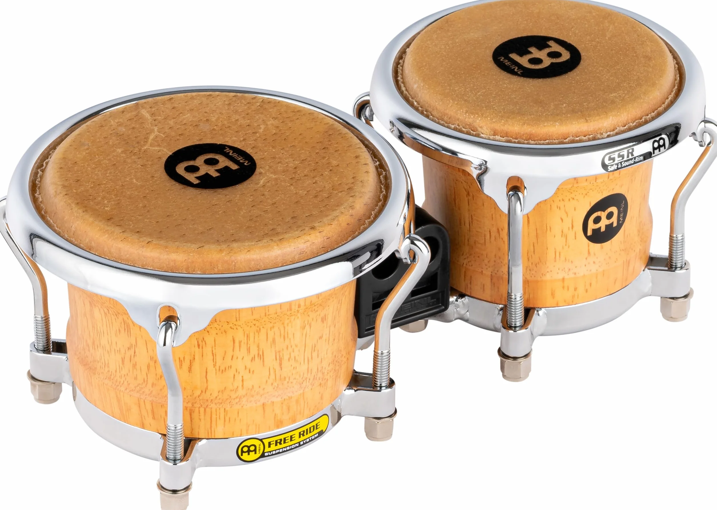 Meinl Mini Bongos FWB100, 3 1/2"+4 1/4", Super Natural - Bongo