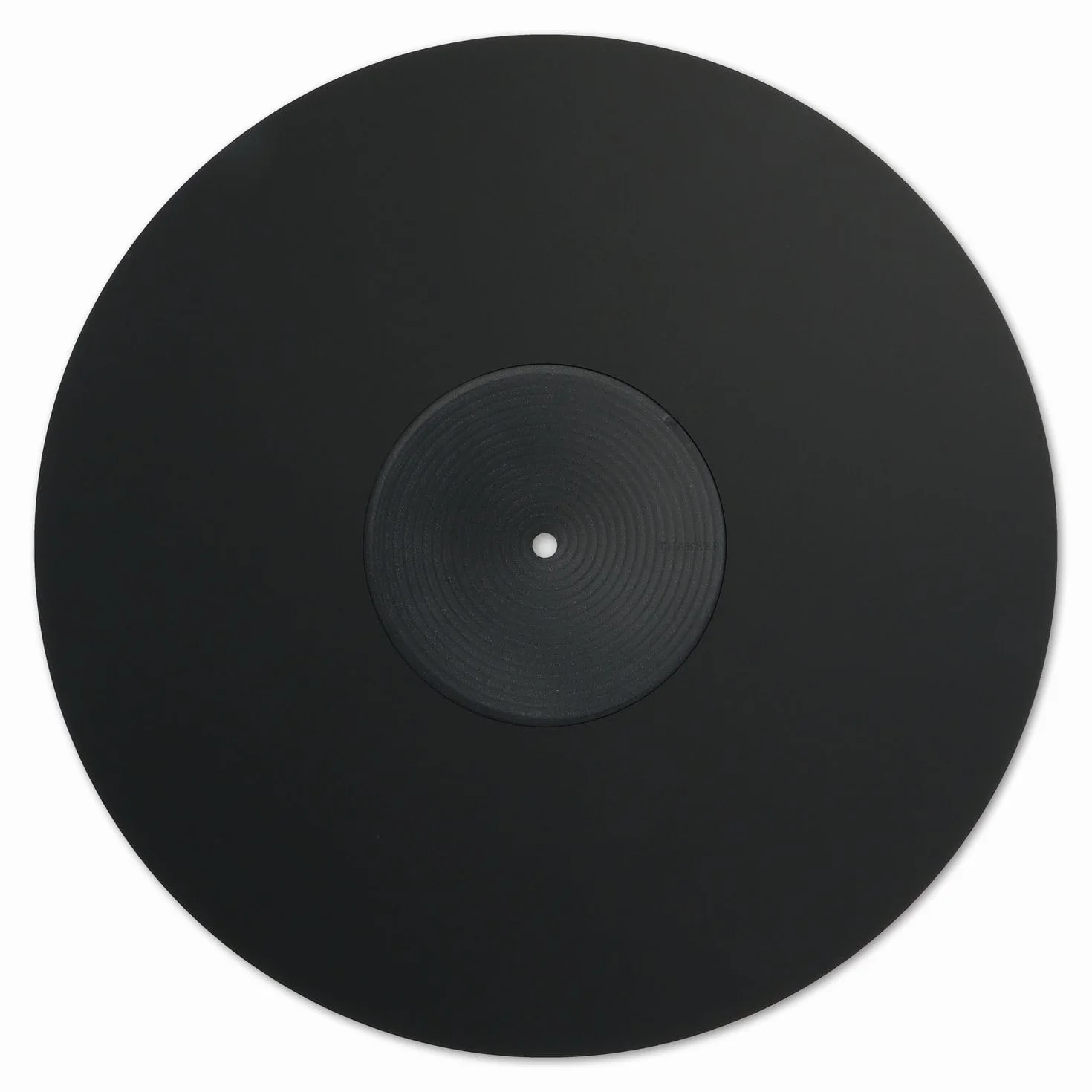 THAKKER Acrylic Mat Satin Black - 12" nakładka na talerz z hartowanego szkła akrylowego | redukuje drgania | poprawia dźwięk | jedwabiście matowe wykończenie powierzchni | Ø 300 mm | czarna