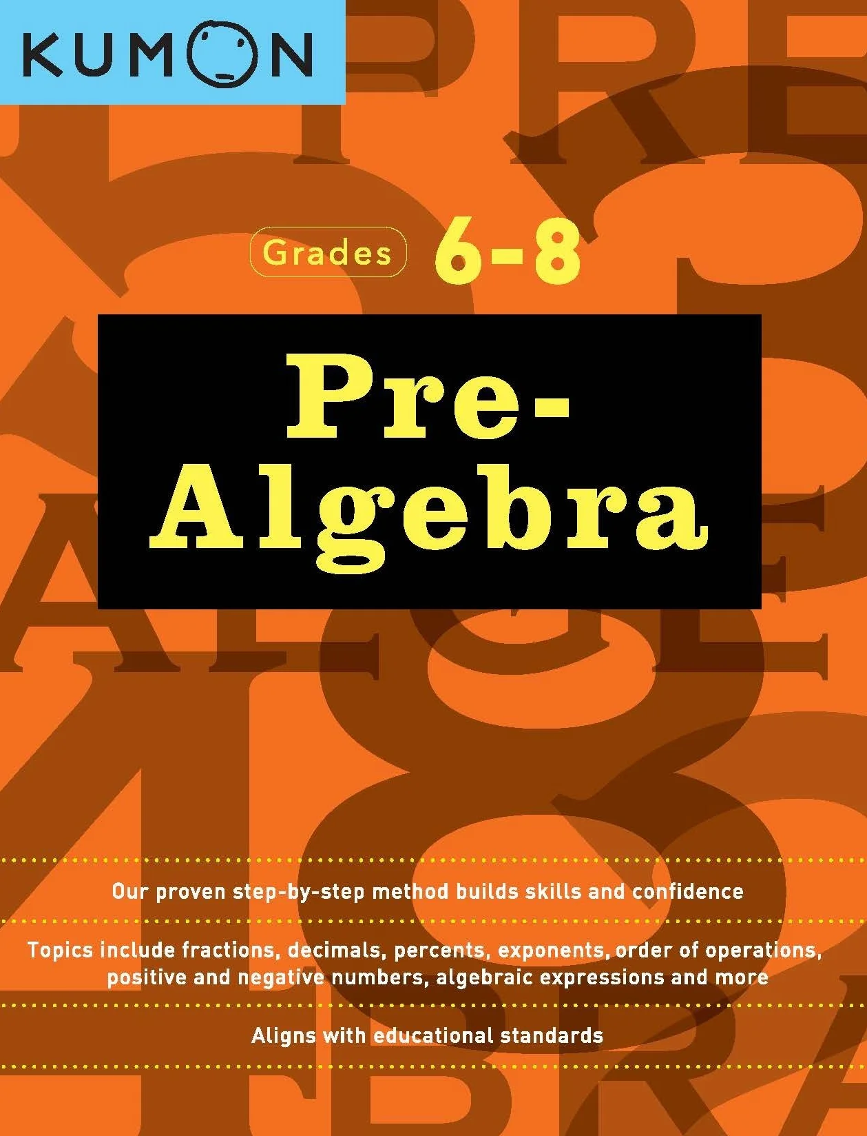Pre-Algebra (Kumon Math Workbooks): Workbook 1 and 2