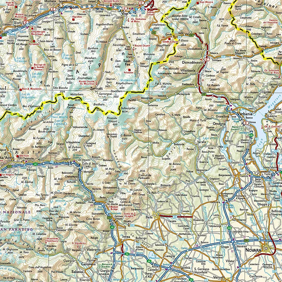 ALPS 1/600.000: Adventure Maps: 3321