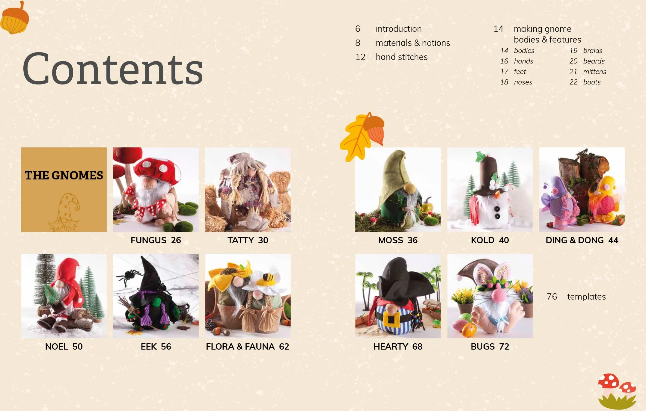 Sew Gnomes: 12 Magical Friends to Stitch