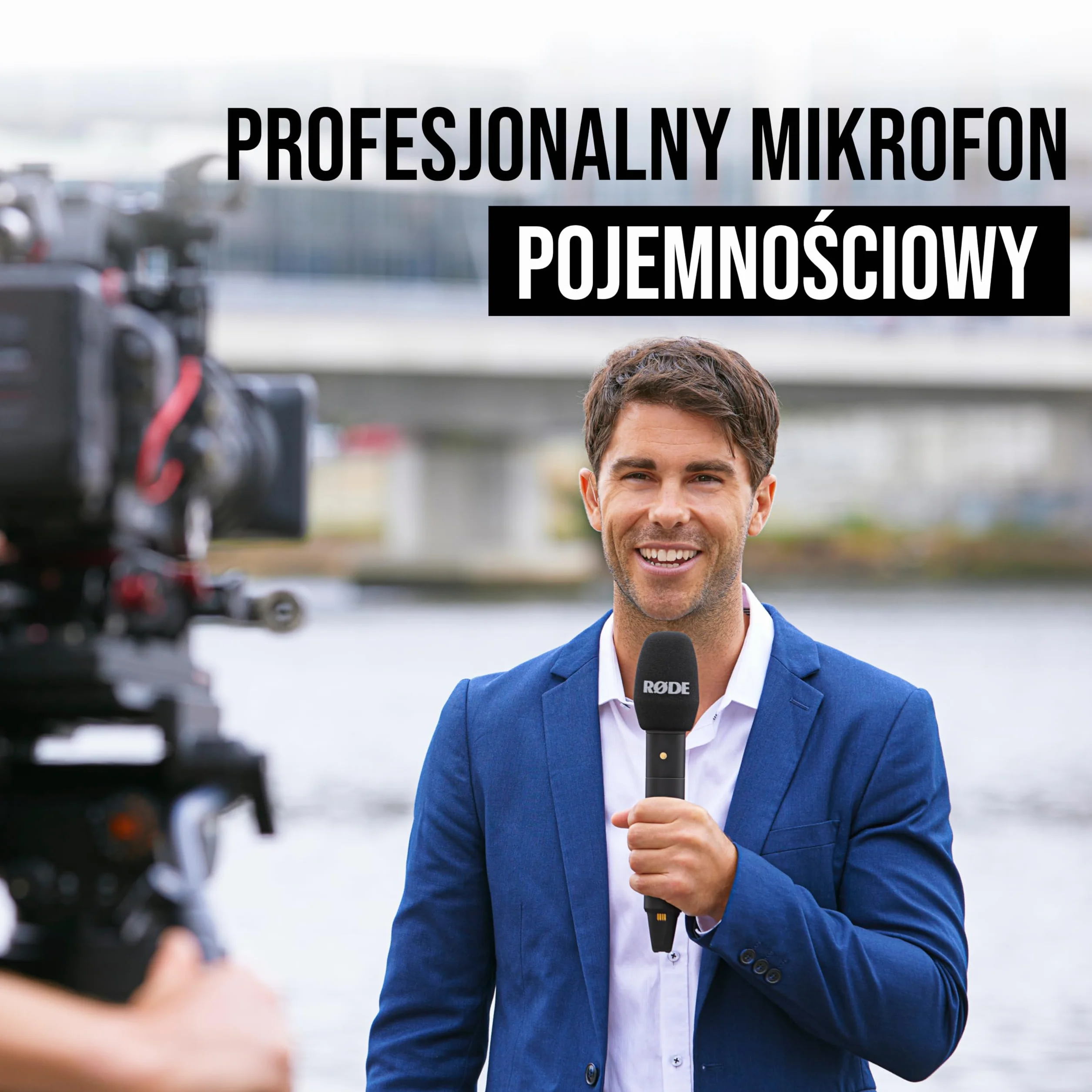 RØDE Interview PRO - Bezprzewodowy mikrofon ręczny RØDE Interview PRO z kondensatorem klasy broadcast i nagrywaniem 32-bit Float On-board