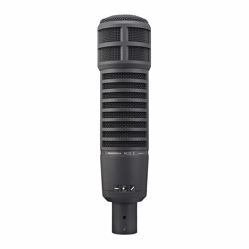Electro-Voice RE 20 Dynamiczny kardioidalny mikrofon brodcast z szeroką membraną, zmienny-D, aby zminimalizować efekt bliskości