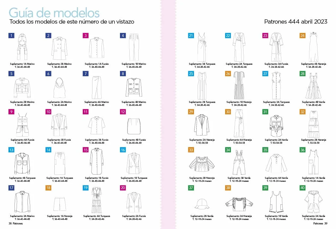 Pack selección vestidos primavera/verano: 2 revistas de Patrones