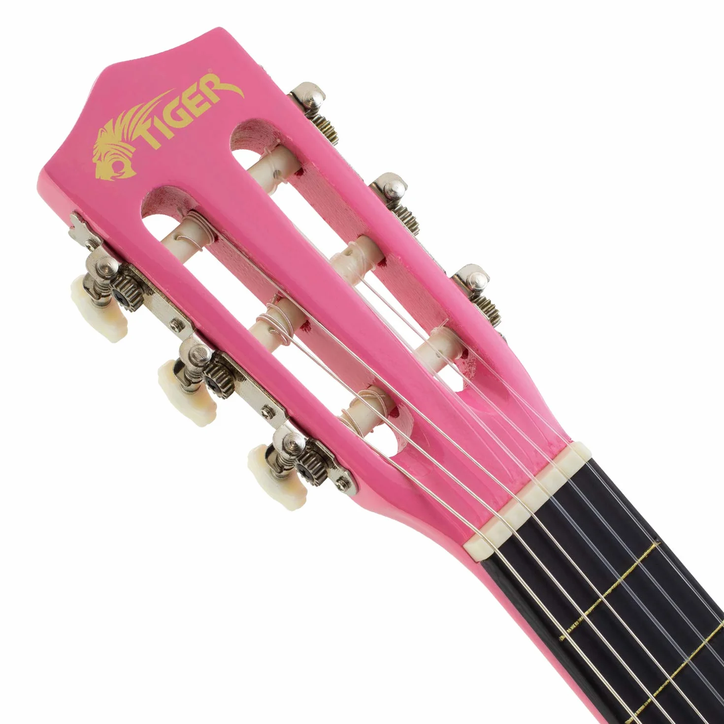 Tiger Gitara klasyczna 1/4 zestaw różowy dla początkujących
