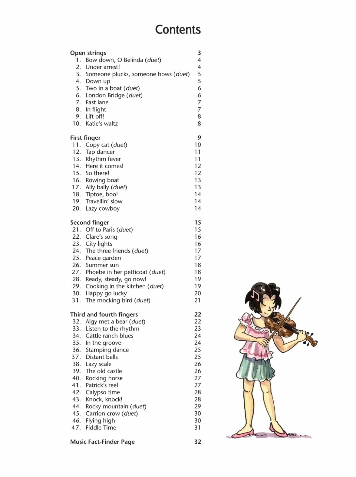 Fiddle time joggers (third edition) a first book of very easy pieces for violin + audio online