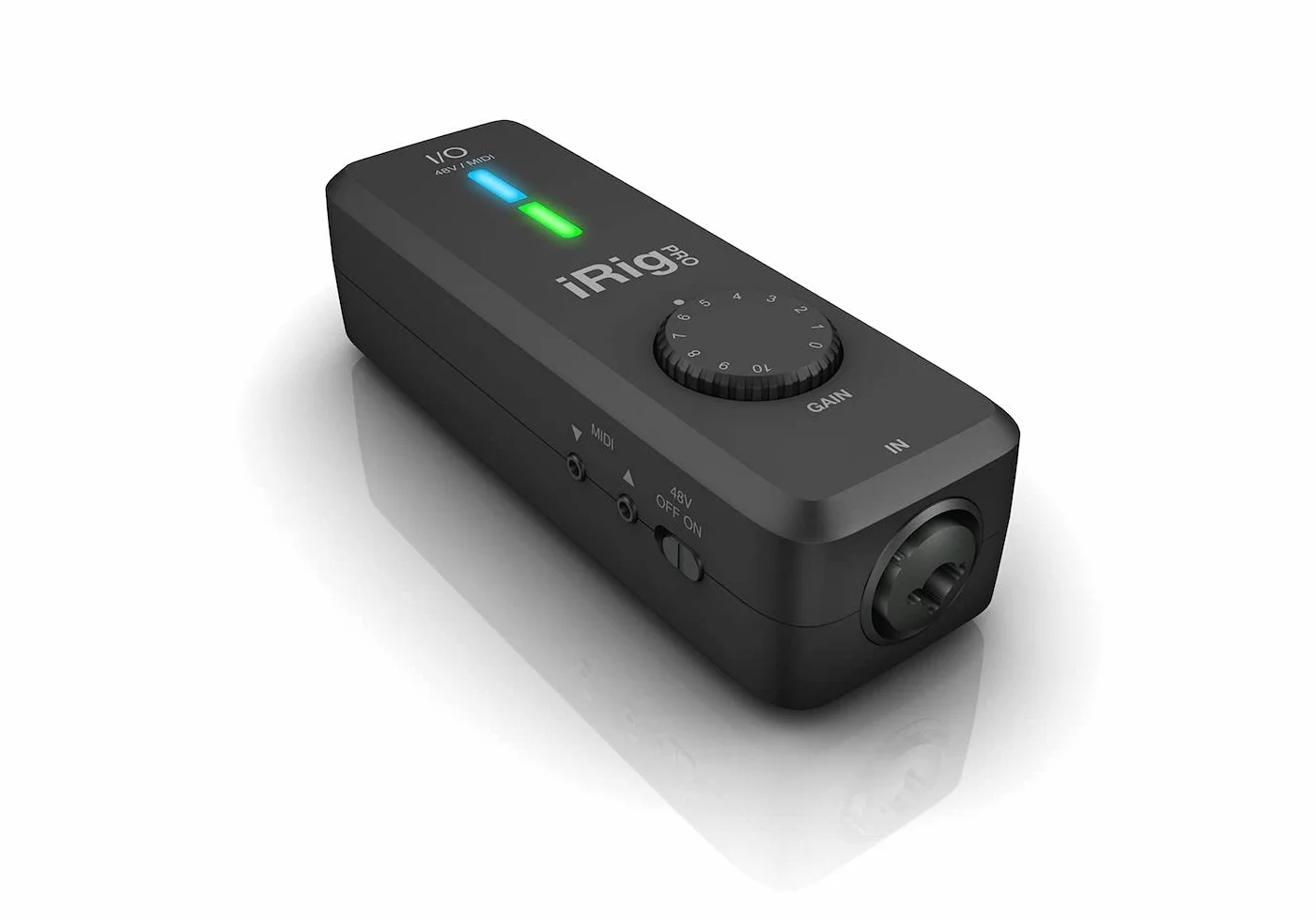 Ik Multimedia Irig Pro I/O Interfejs Midi Interfejs Midi, Czarny, 24 bit/96 kHz