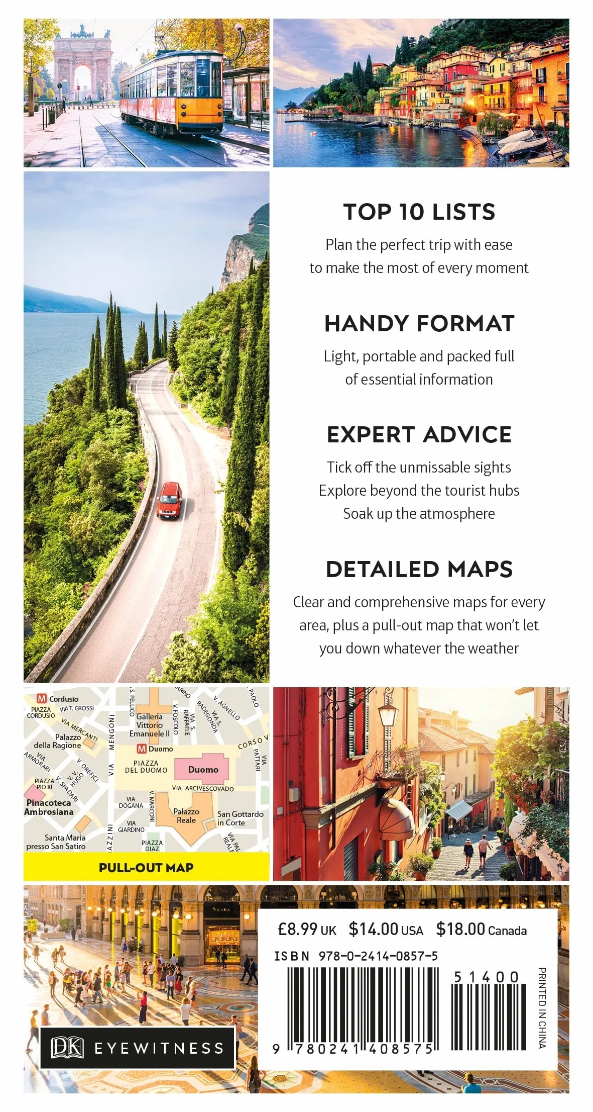 DK Eyewitness Top 10 Milan and the Lakes (Pocket Travel Guide)