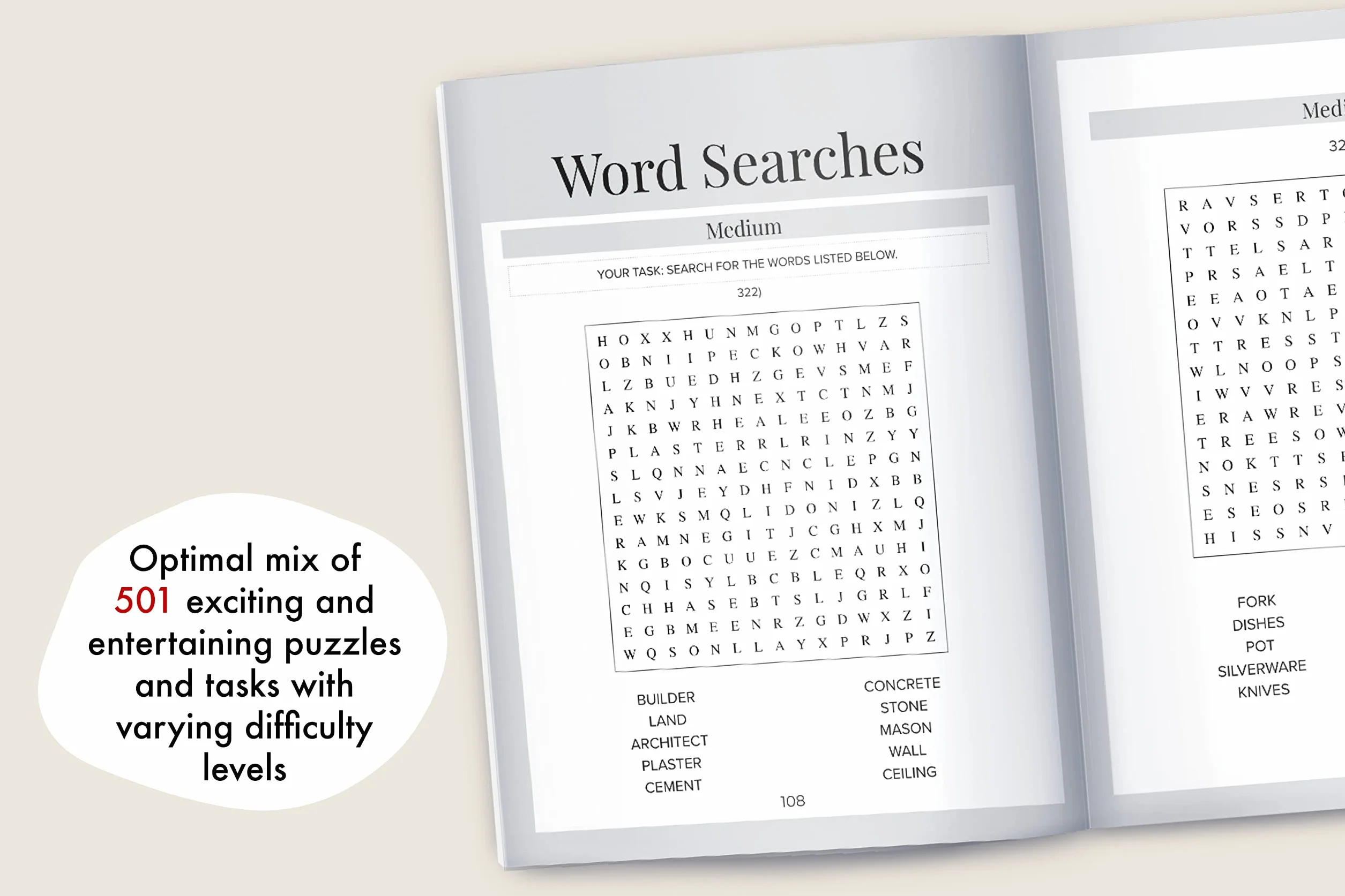 Memory Games for Seniors: A Large Print XXL Puzzle Activity Book with 501 Exciting and Funny Brain Exercises to Increase Cognitive Abilities [The Smart Senior Adult's Gift]