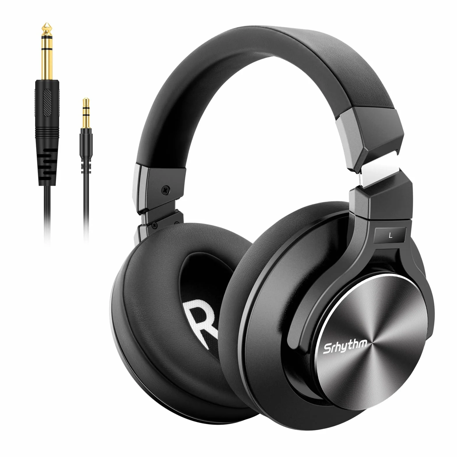 Srhythm HD75 przewodowe słuchawki nauszne DJ do studia/imprezy/gitary