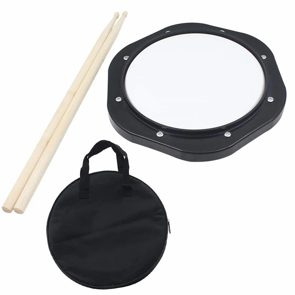 Bnineteenteam Cicha plastikowa podkładka perkusyjna, lekka podkładka treningowa, instrumenty muzyczne, instrumenty perkusyjne, instrument muzyczny