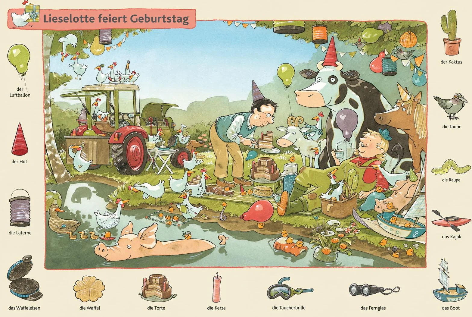 Was sucht Lieselotte? Das große Such-und-Finde-Wimmelbuch: Wimmelbuch Bd 2