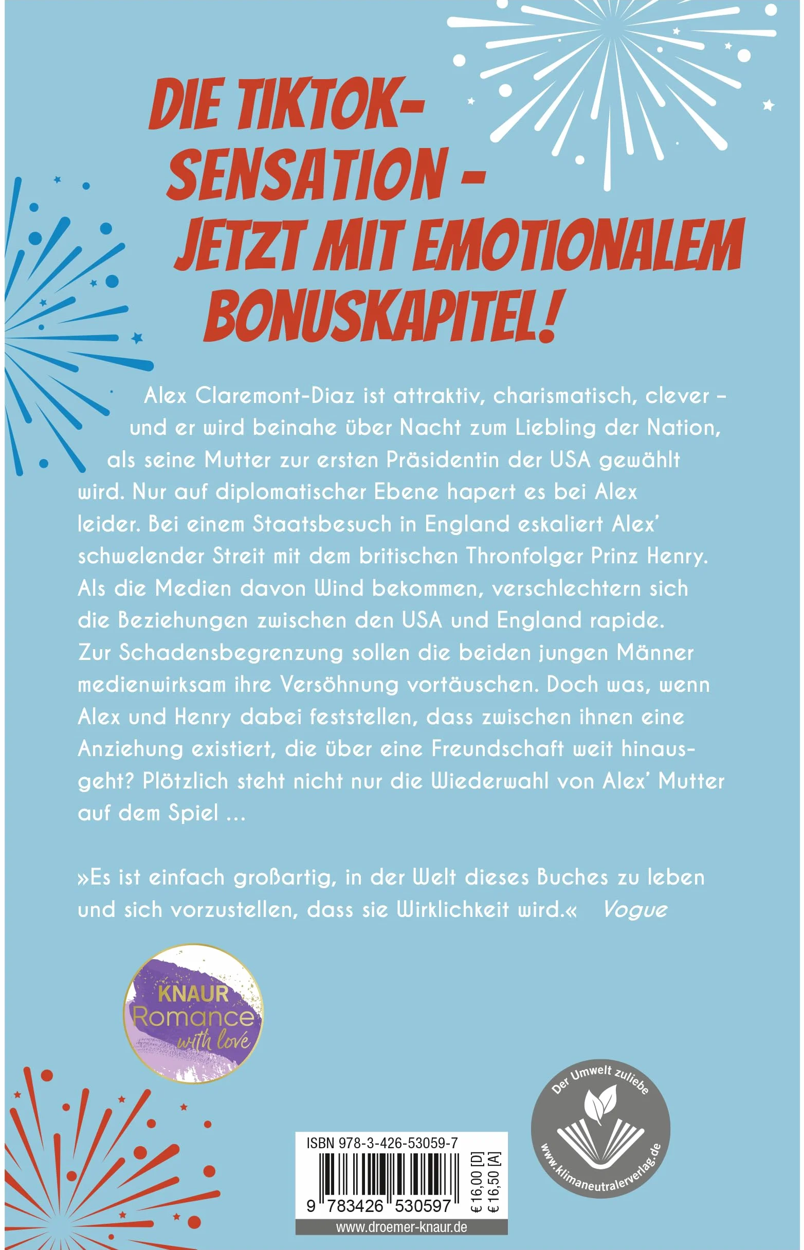 Royal Blue: Roman | "Royal Blue ist ein riesiger Spaß. Es ist romantisch, sexy, witzig und aufregend. Ich habe jede Sekunde geliebt." Taylor Jenkins Reid
