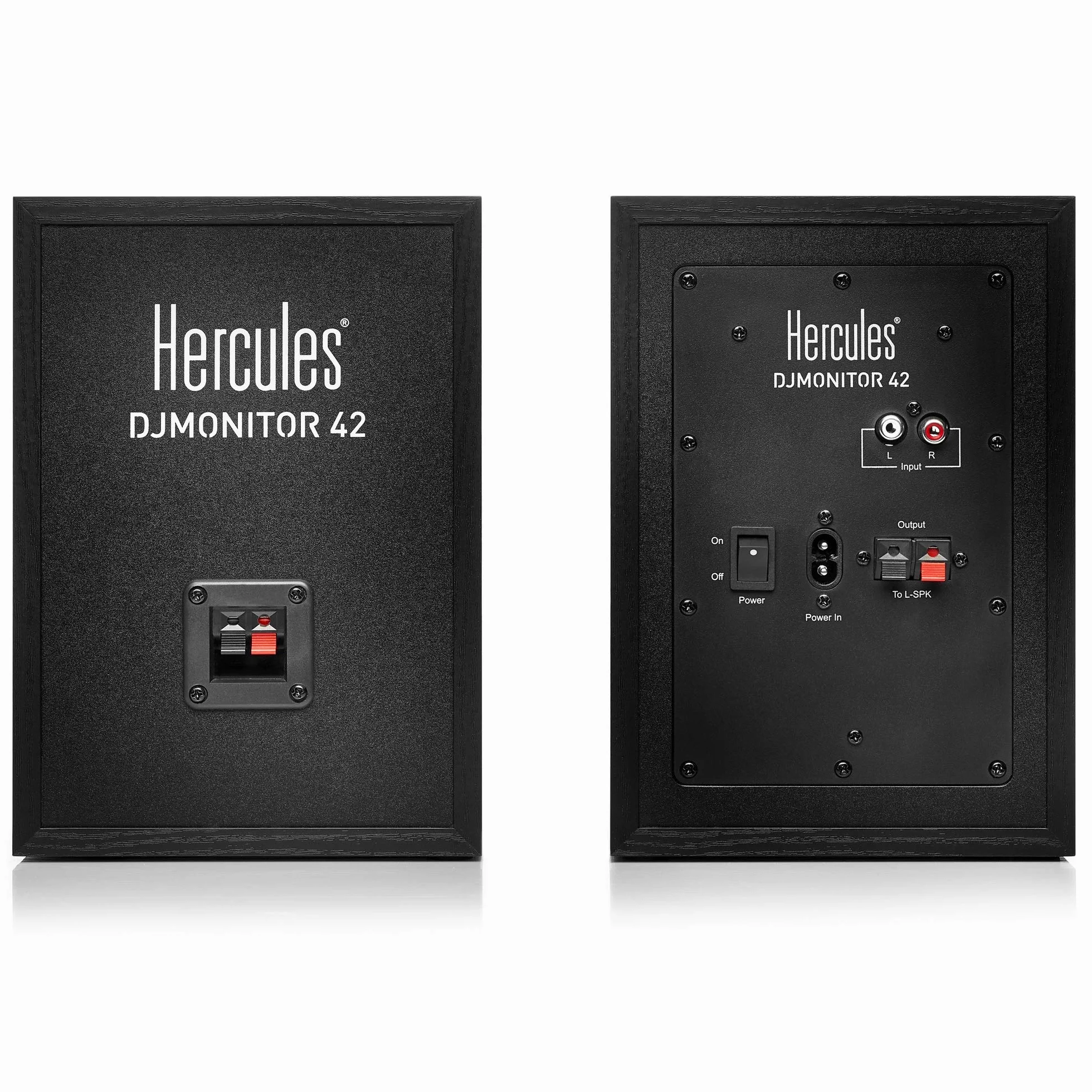 Hercules DJMonitor 42 – Aktywne głośniki DJ 80 W 4-calowy woofer Bass-Reflex