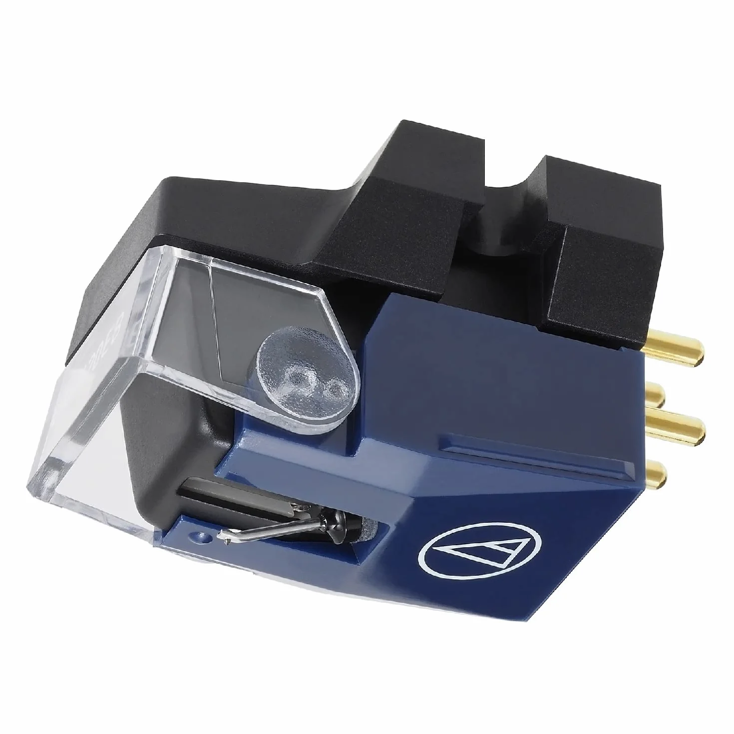 Audio Technica VM520EB Dual Moving Magnet Phono Cartridge with Elliptical Stylus (Black/Blue)