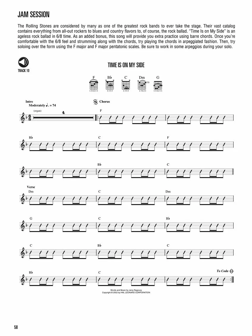 Rock Guitar Method Learn Rhythm and Lead Guitar Step-By-Step Lessons with 70 Rock Songs, Riffs, Chords, and Techniques Includes Online Audio for Play-Along and Practice: Book/Online Audio