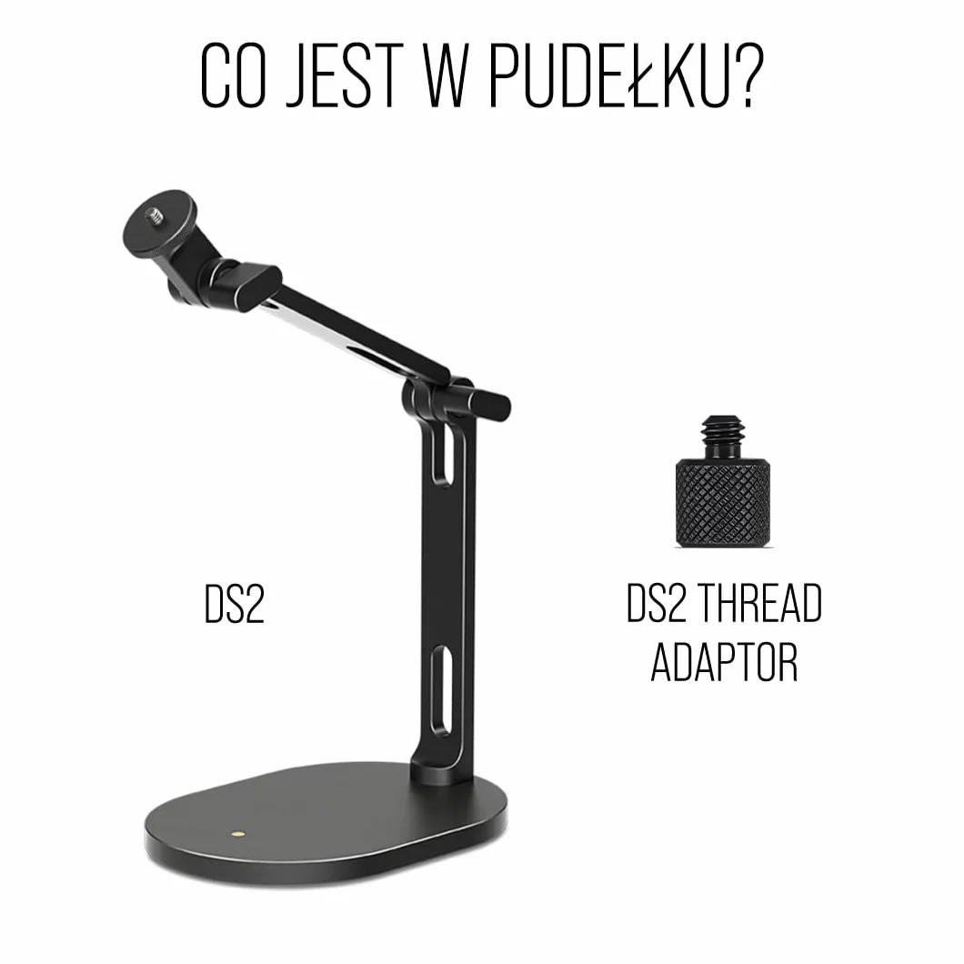 RØDE DS2 Ramię studyjne do biurka dla mikrofonów, kamer, smartfonów, świateł i innych akcesoriów (do 900g)