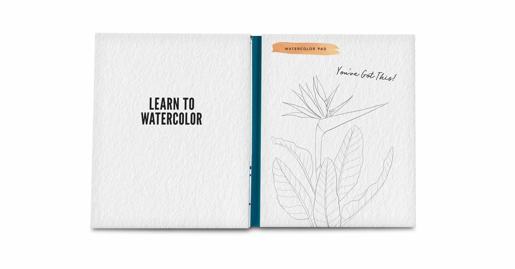 Learn to Watercolor: 20 Step-By-Step Beginner-Friendly Lessons on Watercolor Paper - Includes Watercolor Pad with Sketches - No Drawing Required!