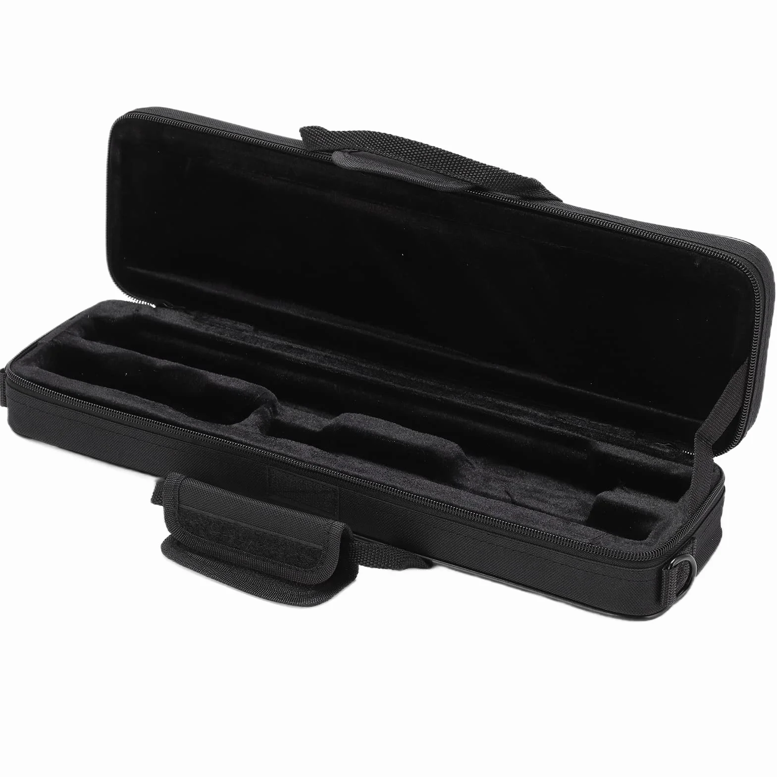 Flute Case Torba do Przenoszenia, Wodoodporna, Odporna Na Zużycie Tkanina Oxford Przenośna Torba Koncertowa Z Regulowanym Paskiem Na Ramię I Uchwytem Na 16 Otworowy Flet