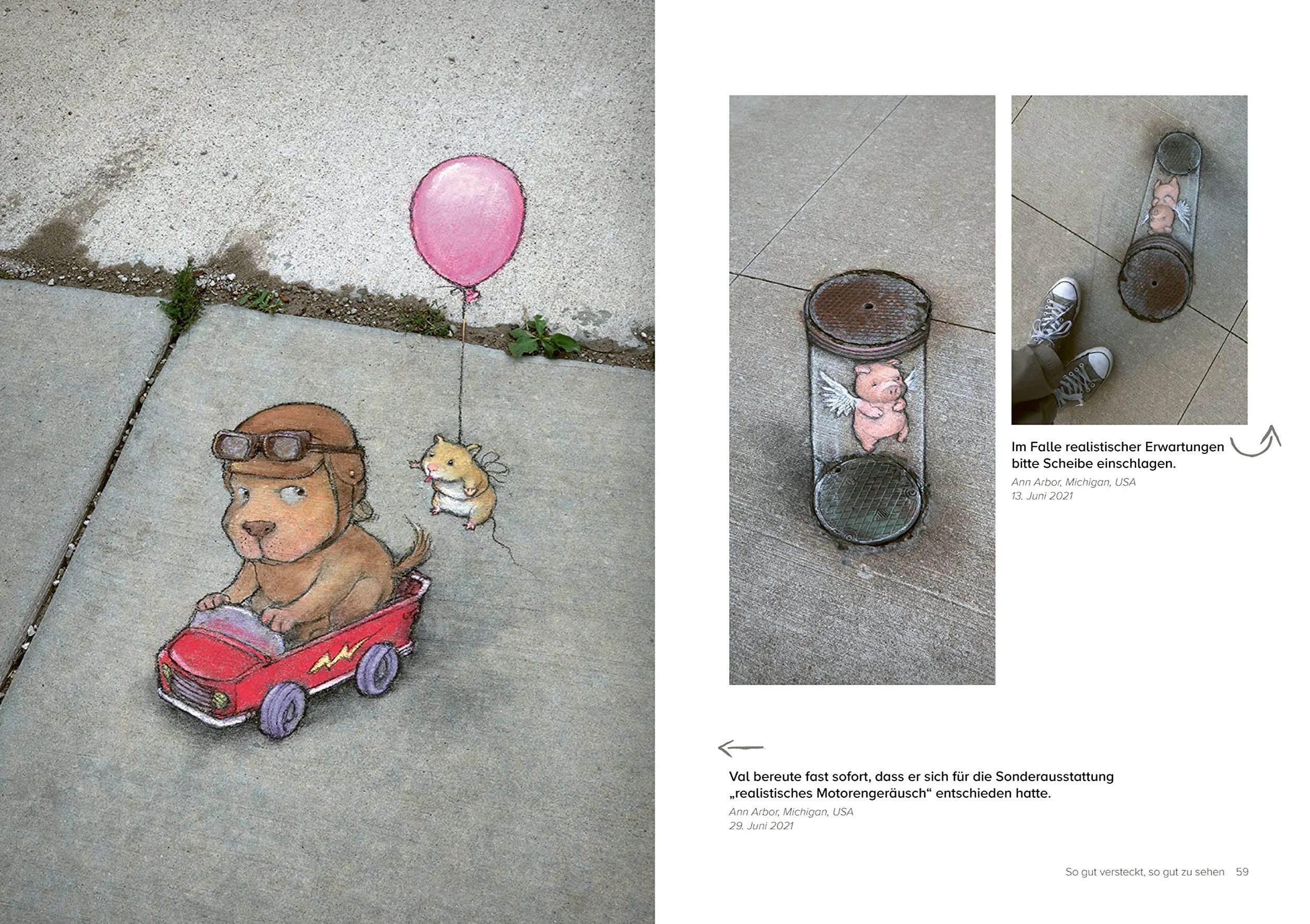 David Zinn. Street Art