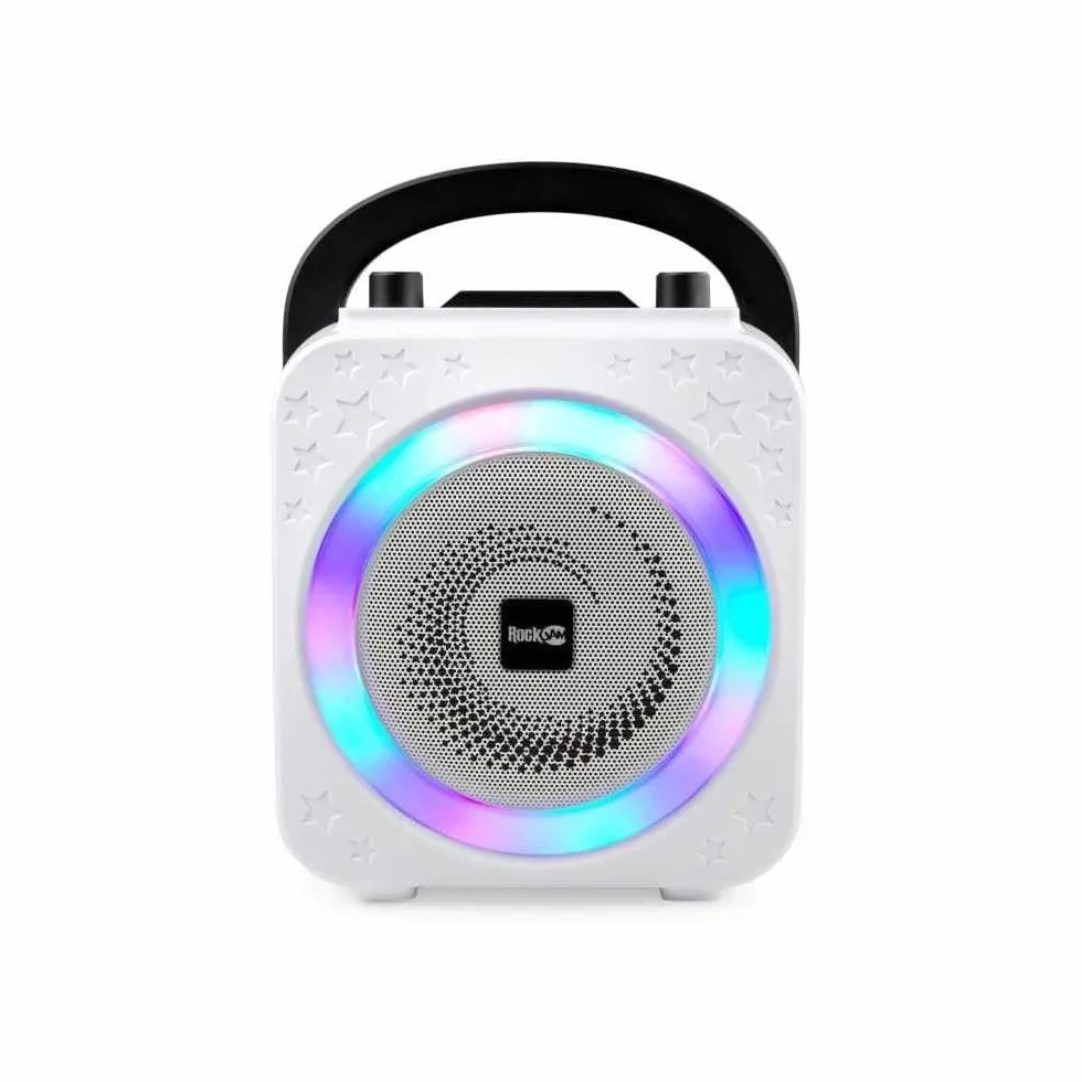Rockjam 10 W Urządzenie Do Karaoke Bluetooth Z Dwoma Mikrofonami, Wielokolorowy, RJPS150-BK
