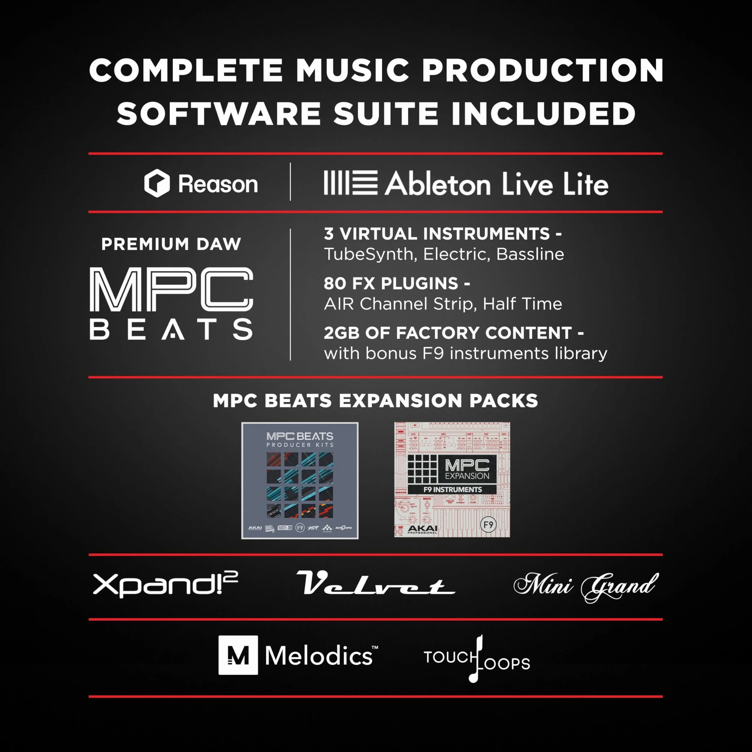 M-AUDIO Keystation 61 MK3 61-klawiszowa klawiatura sterująca MIDI USB do maca i PC-ta z darmowymi lekcjami online/w aplikacji i oprogramowaniem