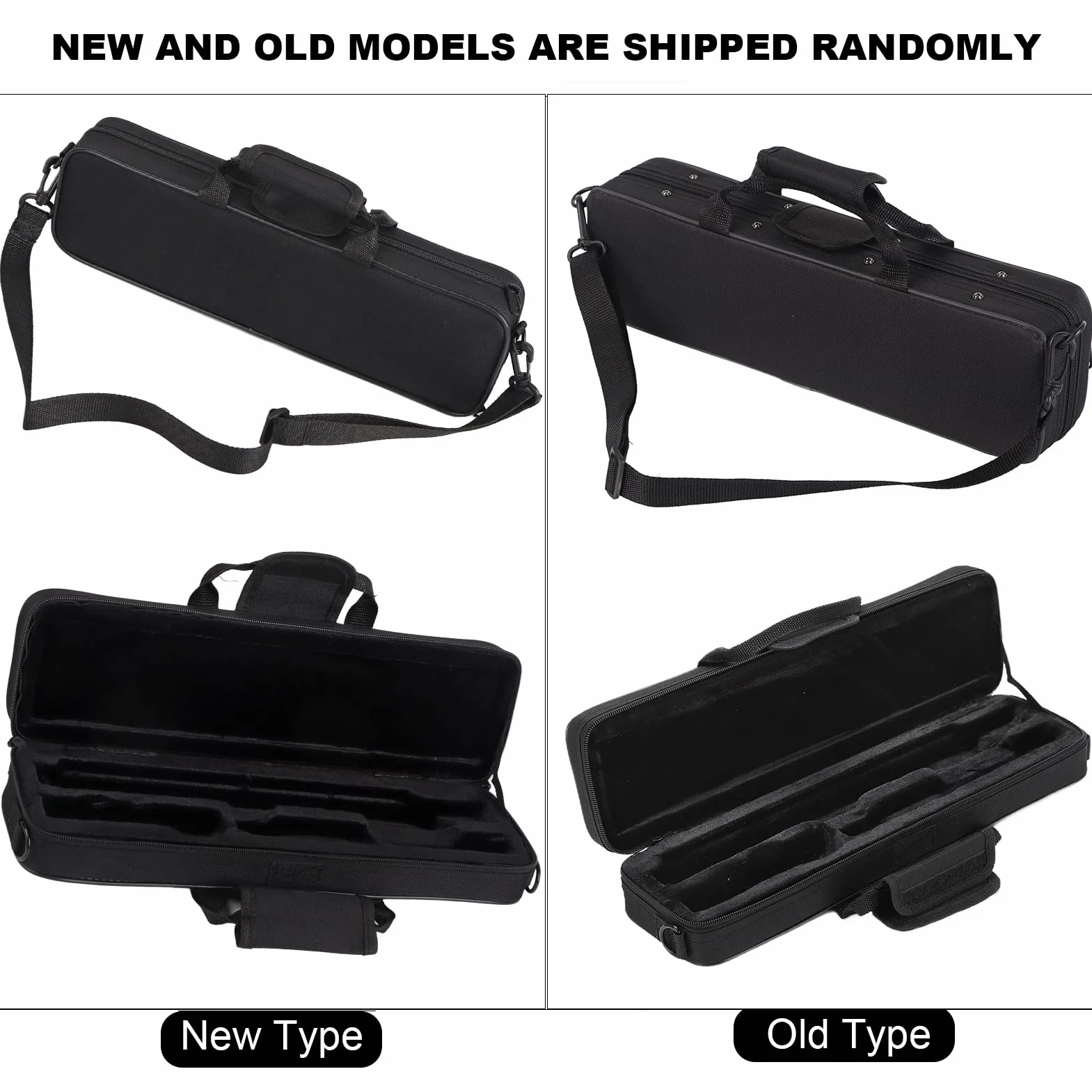 Flute Case Torba do Przenoszenia, Wodoodporna, Odporna Na Zużycie Tkanina Oxford Przenośna Torba Koncertowa Z Regulowanym Paskiem Na Ramię I Uchwytem Na 16 Otworowy Flet
