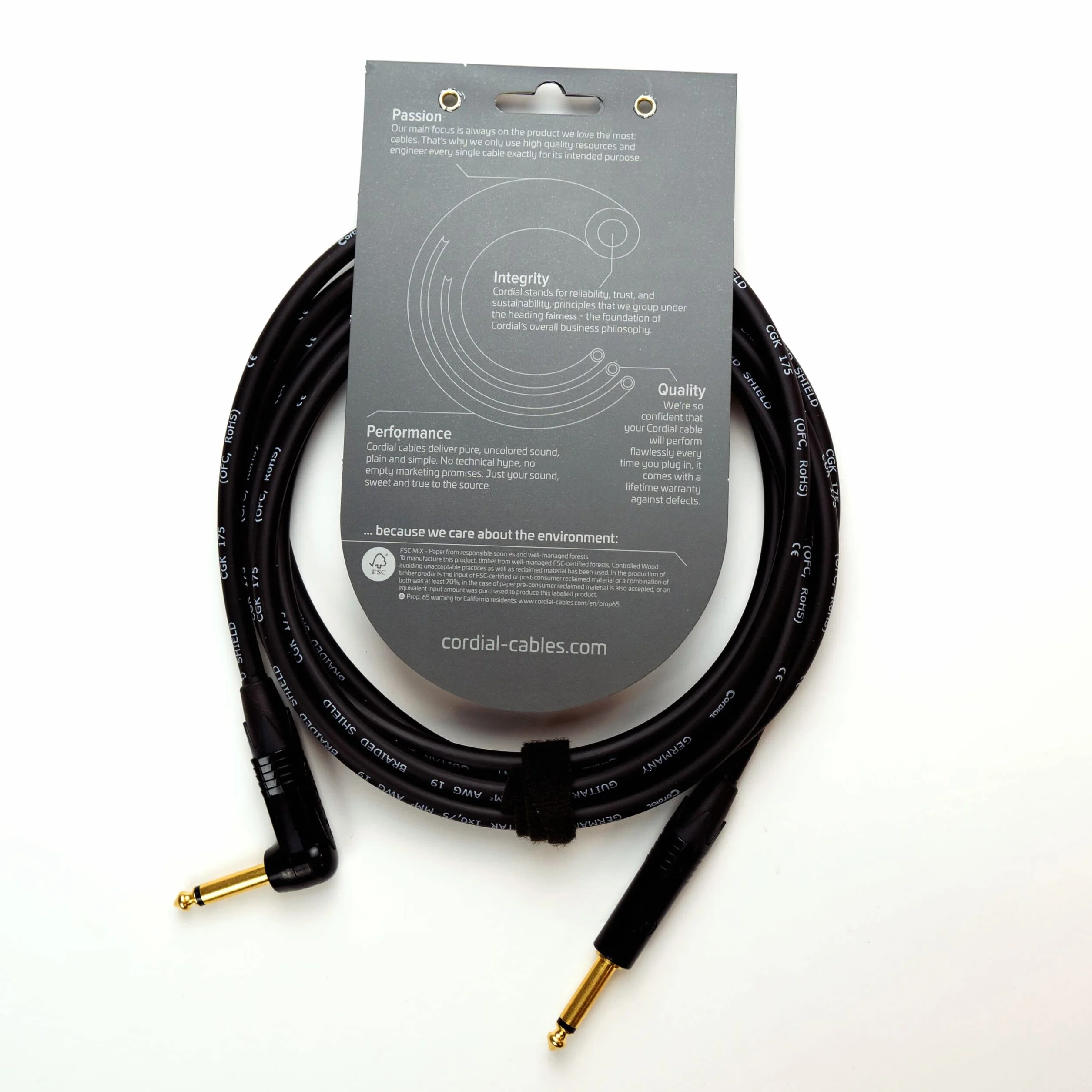 Cordial CSI 3 RP-SILENT instrument cable 3 m - Kabel instrumentalny