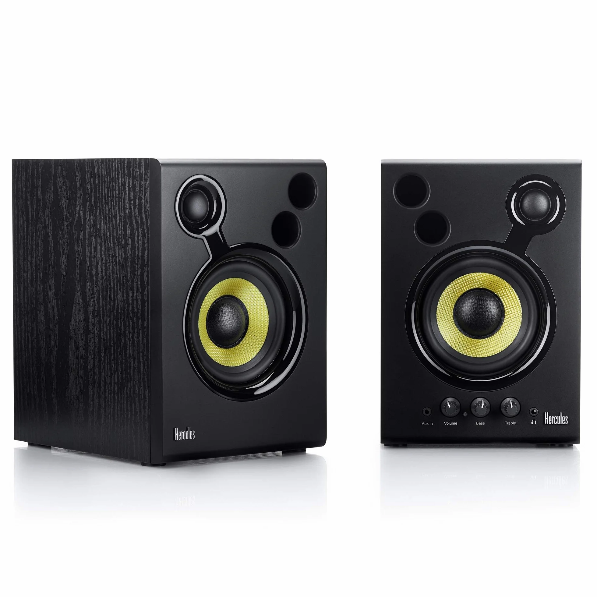 Hercules DJMonitor 42 – Aktywne głośniki DJ 80 W 4-calowy woofer Bass-Reflex