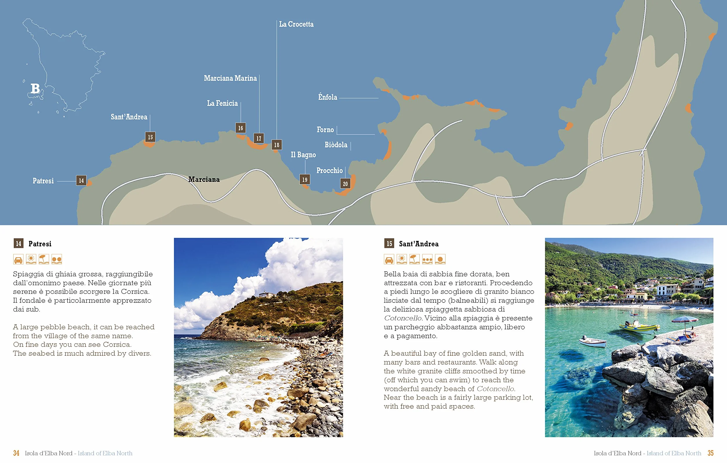 100+ spiagge in Toscana. Ediz. italiana e inglese: The ultimate guide to sea, sun and sand