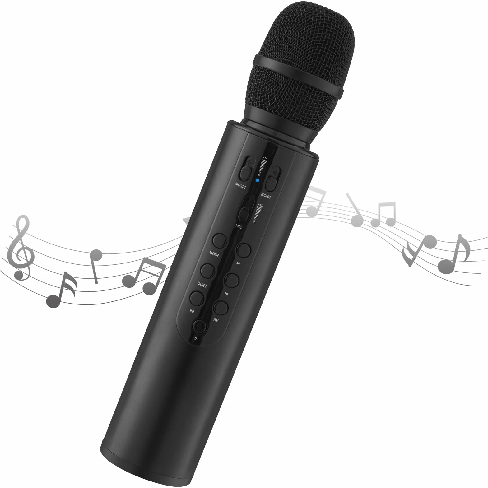 Bezprzewodowy mikrofon do karaoke, przenośny ręczny mikrofon głośnikowy Bluetooth, bezprzewodowe mikrofony, maszyna do karaoke, domowy odtwarzacz KTV, kompatybilny z urządzeniami z systemem