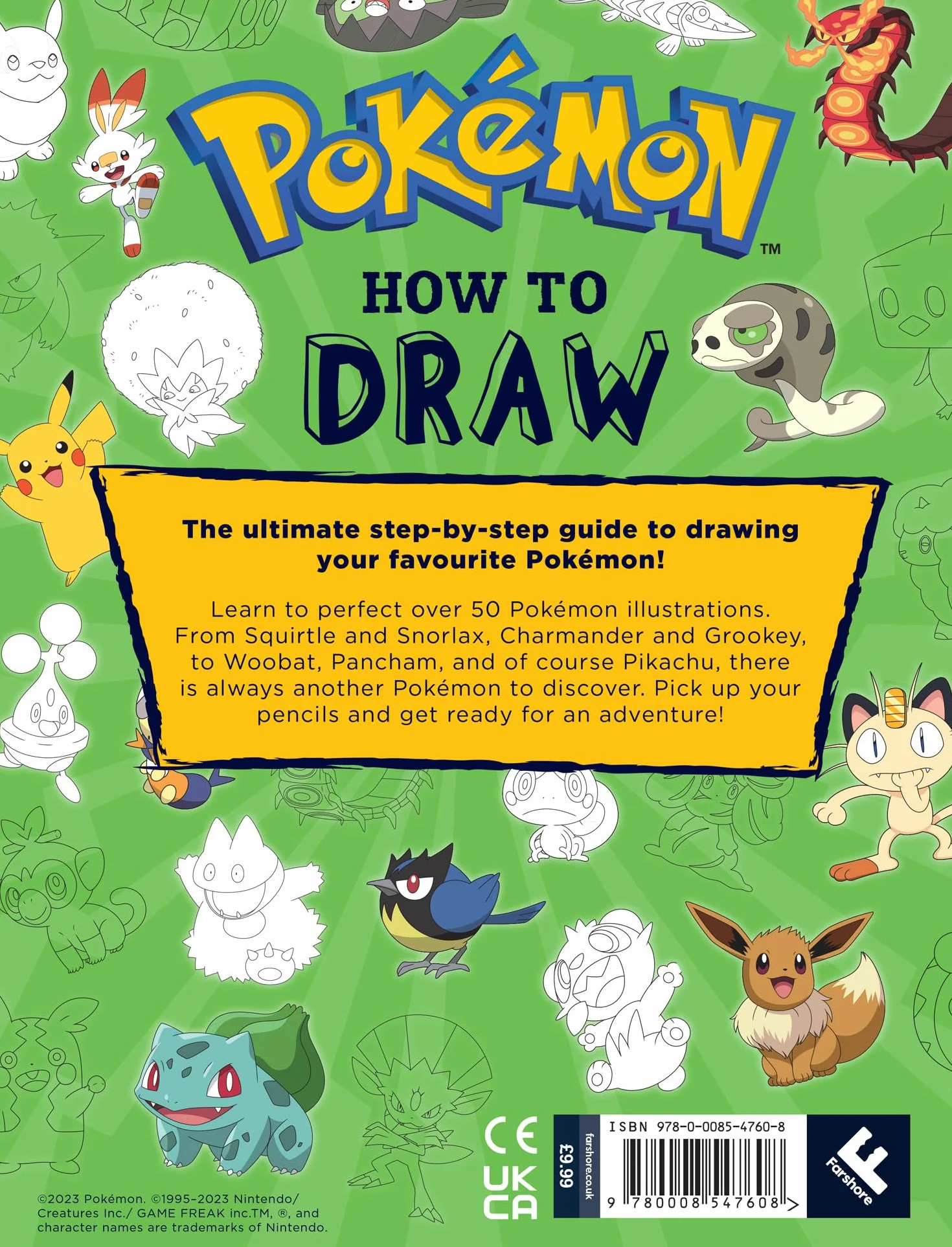 POKEMON: How to Draw: The official guide to drawing Pokémon. The perfect creative gift for fans of Pikachu and friends
