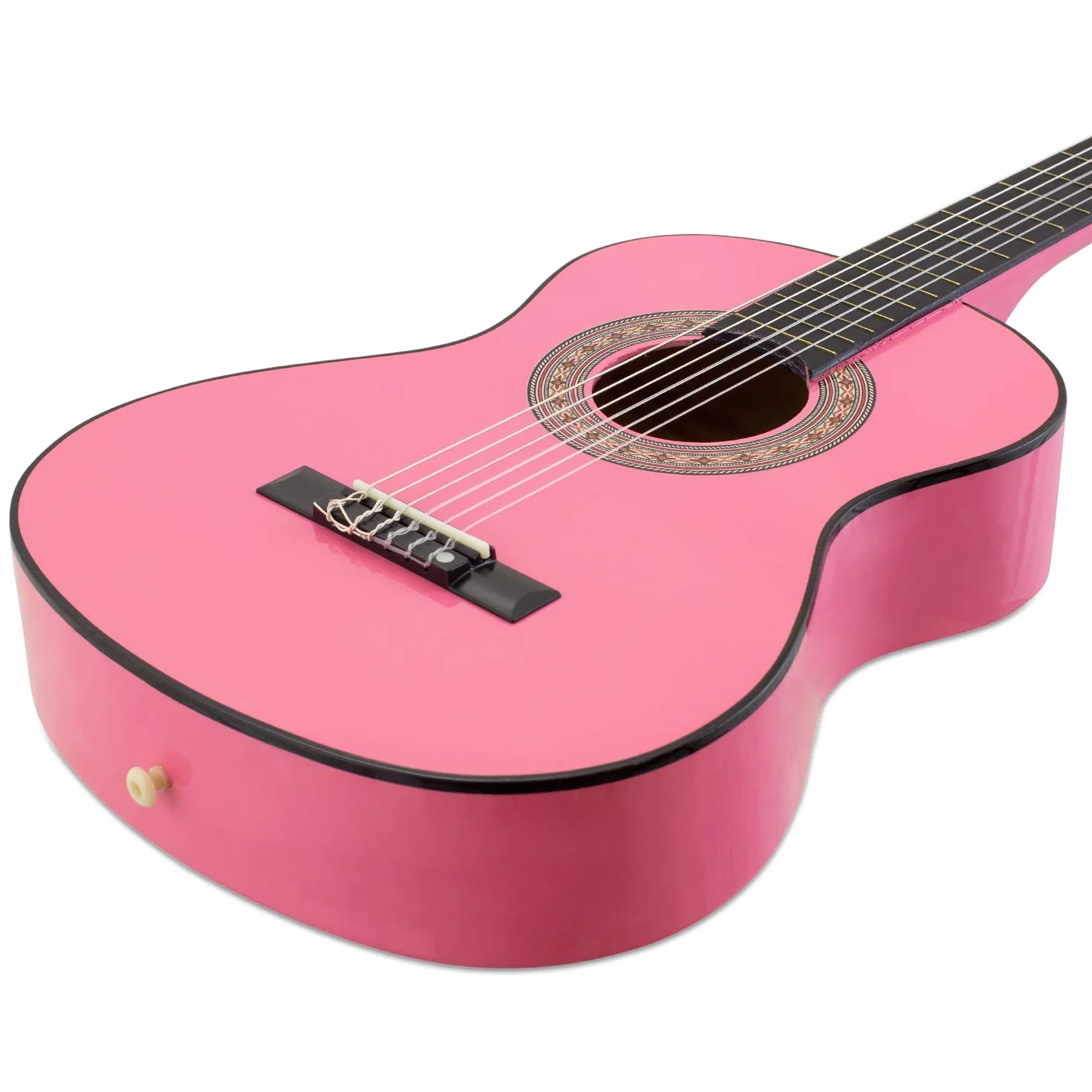 Tiger Gitara klasyczna 1/4 zestaw różowy dla początkujących
