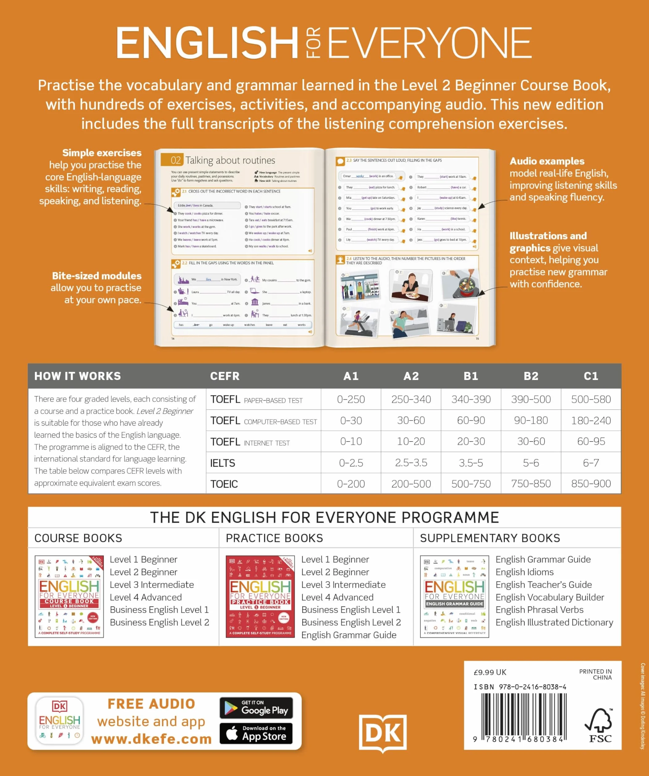 English for Everyone Practice Book Level 2 Beginner: A Complete Self-Study Programme