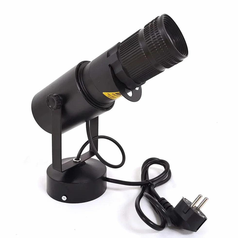 Reflektor punktowy LED 15W Followspot oświetlenie sceniczne z osłoną irysową regulowany biały