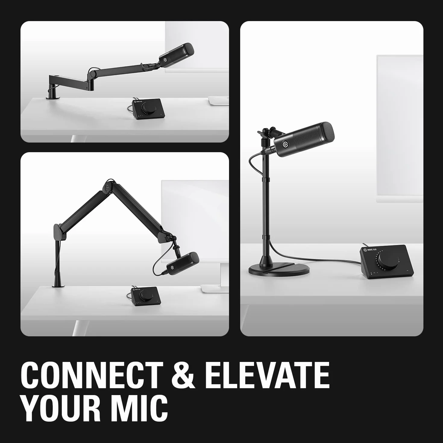Elgato Wave DX - dynamiczny mikrofon XLR, wzór kardioidalny, eliminacja zakłóceń, optymalizacja pod kątem mowy, podcasty, transmisje, wzmacniacz sygnału nie jest wymagany, dowolny interfejs, Mac, PC