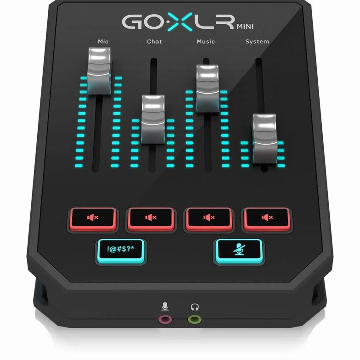 Tc Helicon Go Xlr Mini Mikser i Interfejs Audio, Czarny, 239×216×116mm