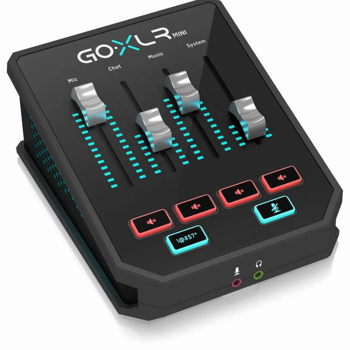 Tc Helicon Go Xlr Mini Mikser i Interfejs Audio, Czarny, 239×216×116mm