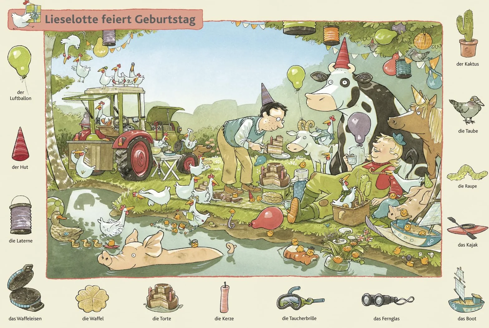 Was sucht Lieselotte? Das große Such-und-Finde-Wimmelbuch: Wimmelbuch Bd 2