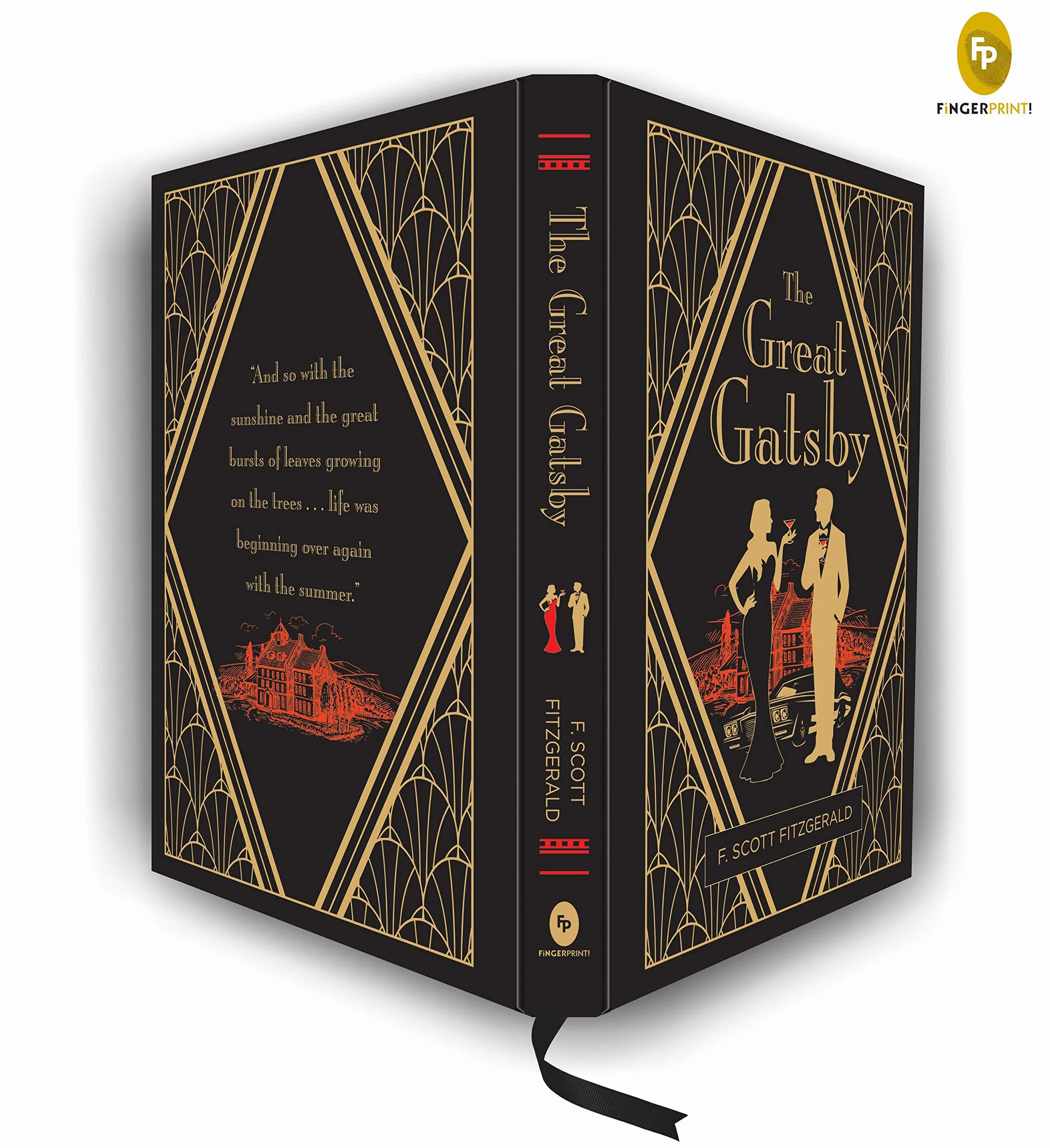 The Great Gatsby (Deluxe Hardbound Edition): A Masterpiece of American Classic Jazz Age F. Scott Fitzgerald Novel Tragic Romance Perfect Pick for ... and the Hollowness of the Upper Class