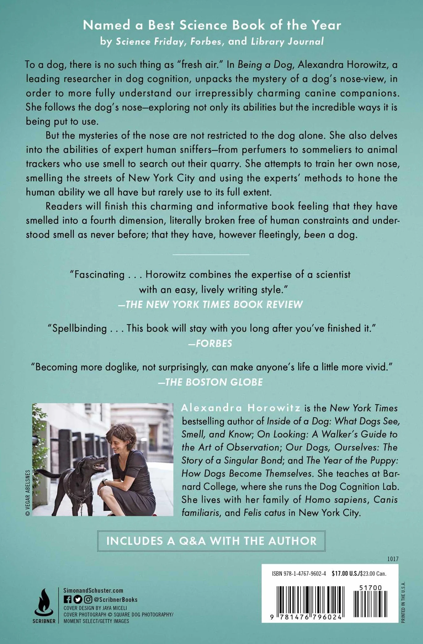Being a Dog: Following the Dog Into a World of Smell