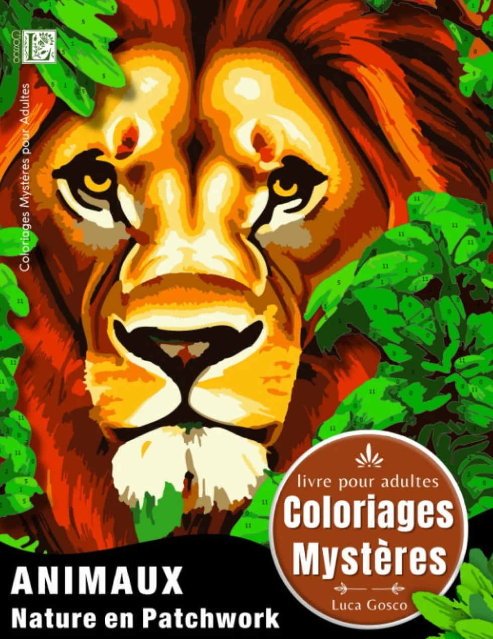 Coloriages Mystères Animaux - Nature en Patchwork
