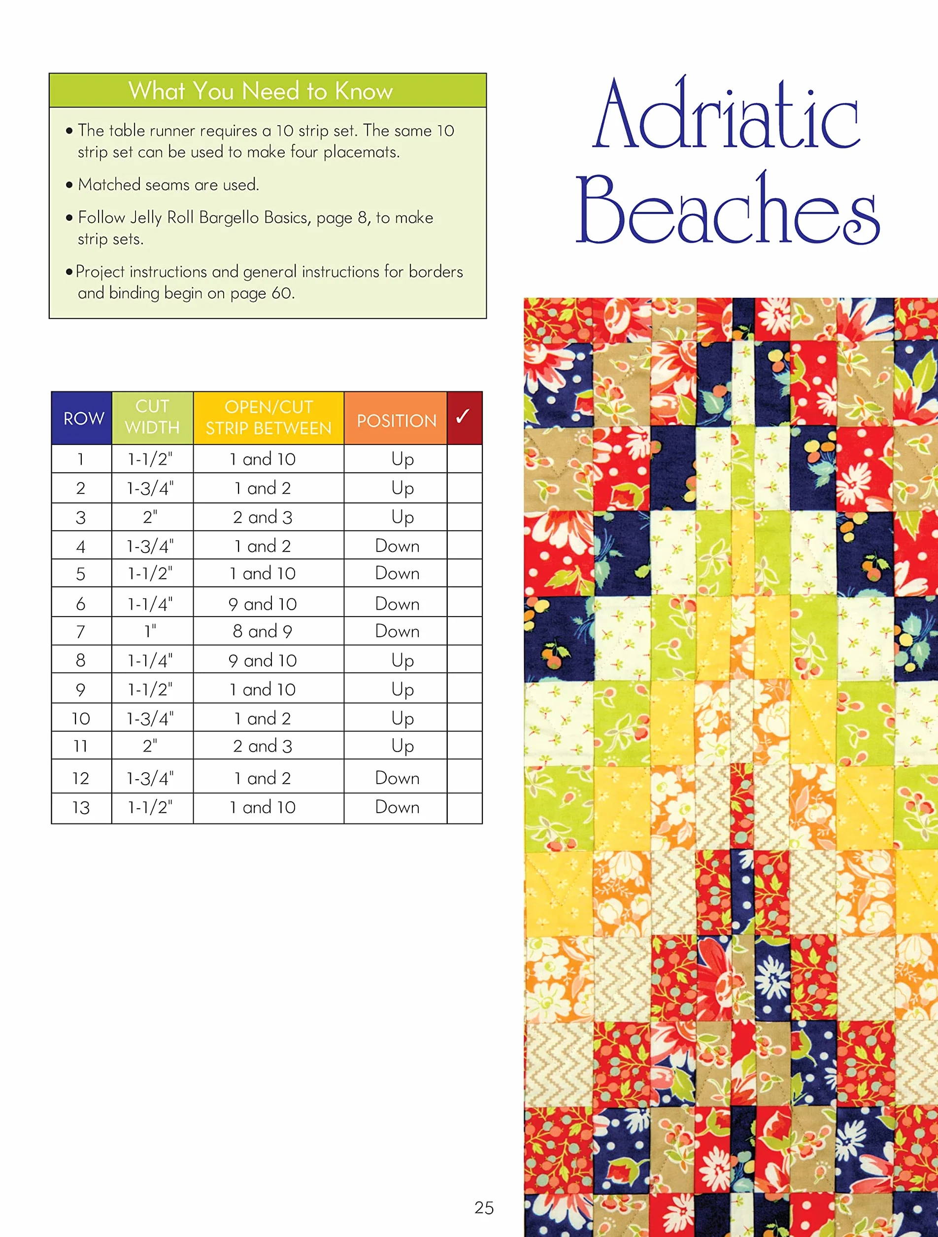 Jelly Roll Bargello Quilts