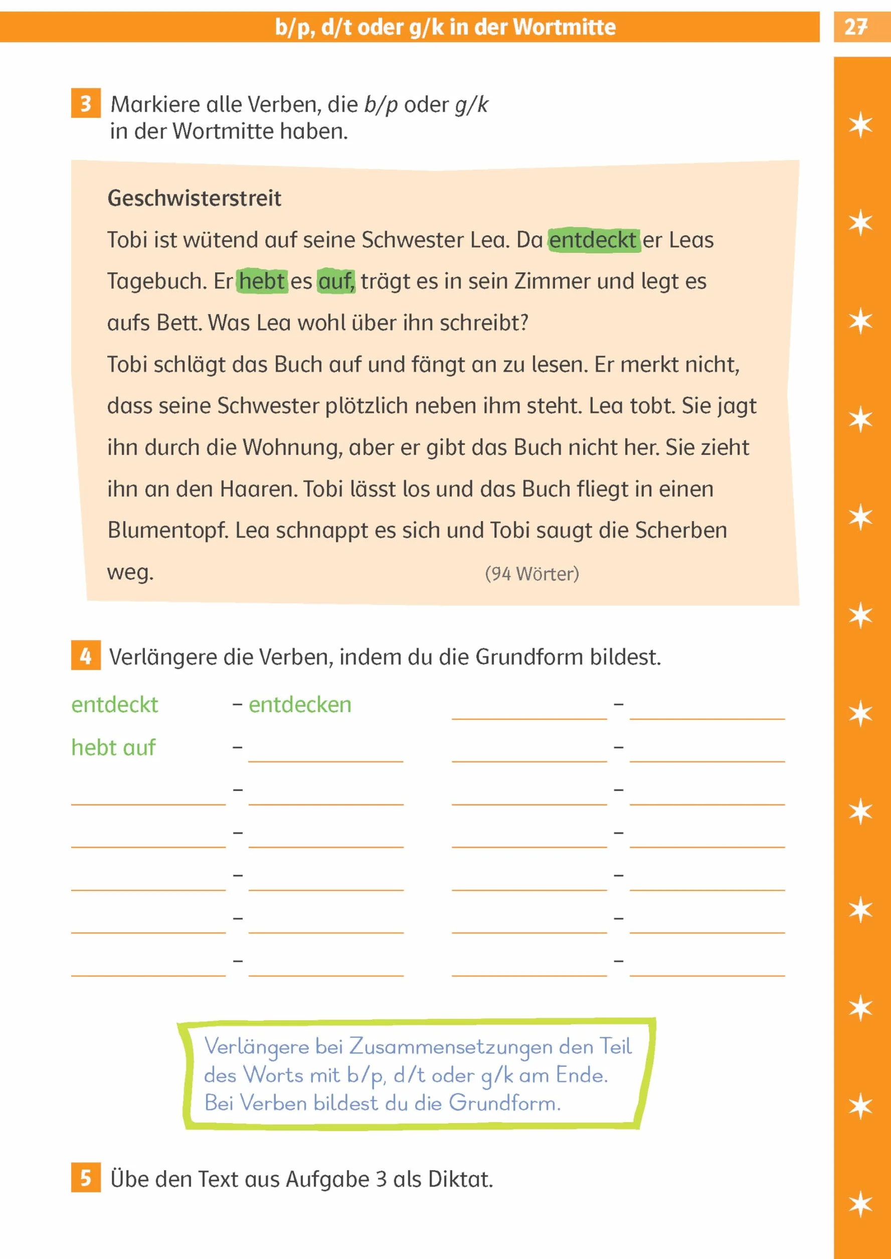 Die Deutsch-Helden. Diktate 3./4. Klasse: Deutsch in der Grundschule
