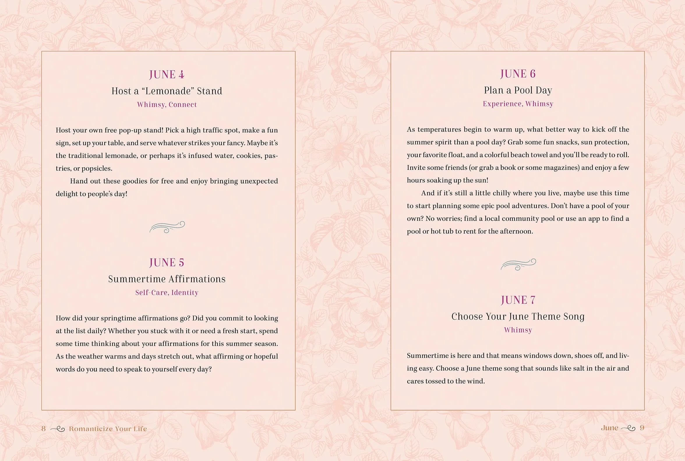 Romanticize Your Life: 365 Simple Ways to Embrace the Beauty of Every Day (a Self-Care Guide to Greater Contentment, Inspiration, Purpose, Affirmation, and Personal Growth)