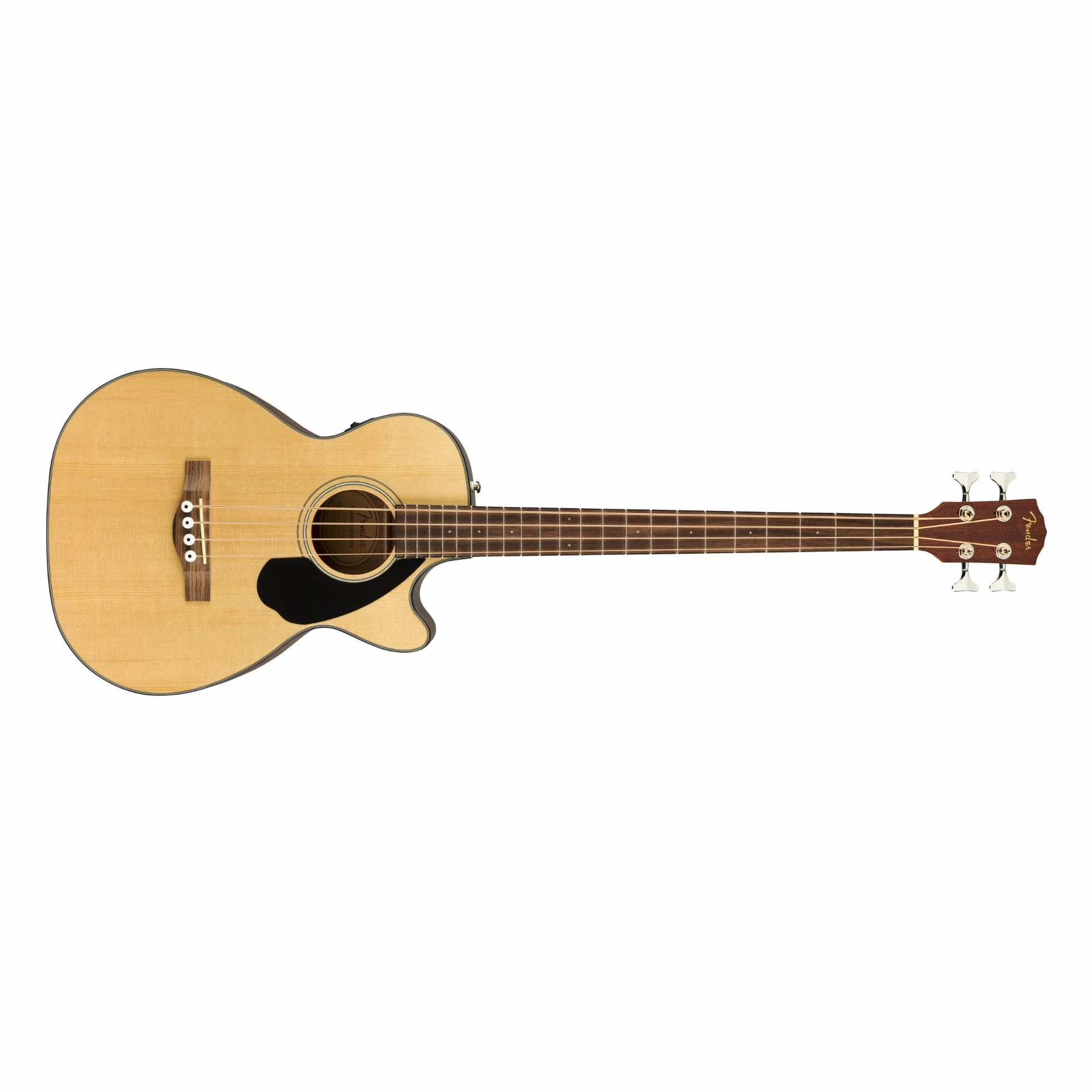 Fender CB-60SCE Acoustic Bass, Walnut Fingerboard, Natural, Comes with Free Virtual Lessons