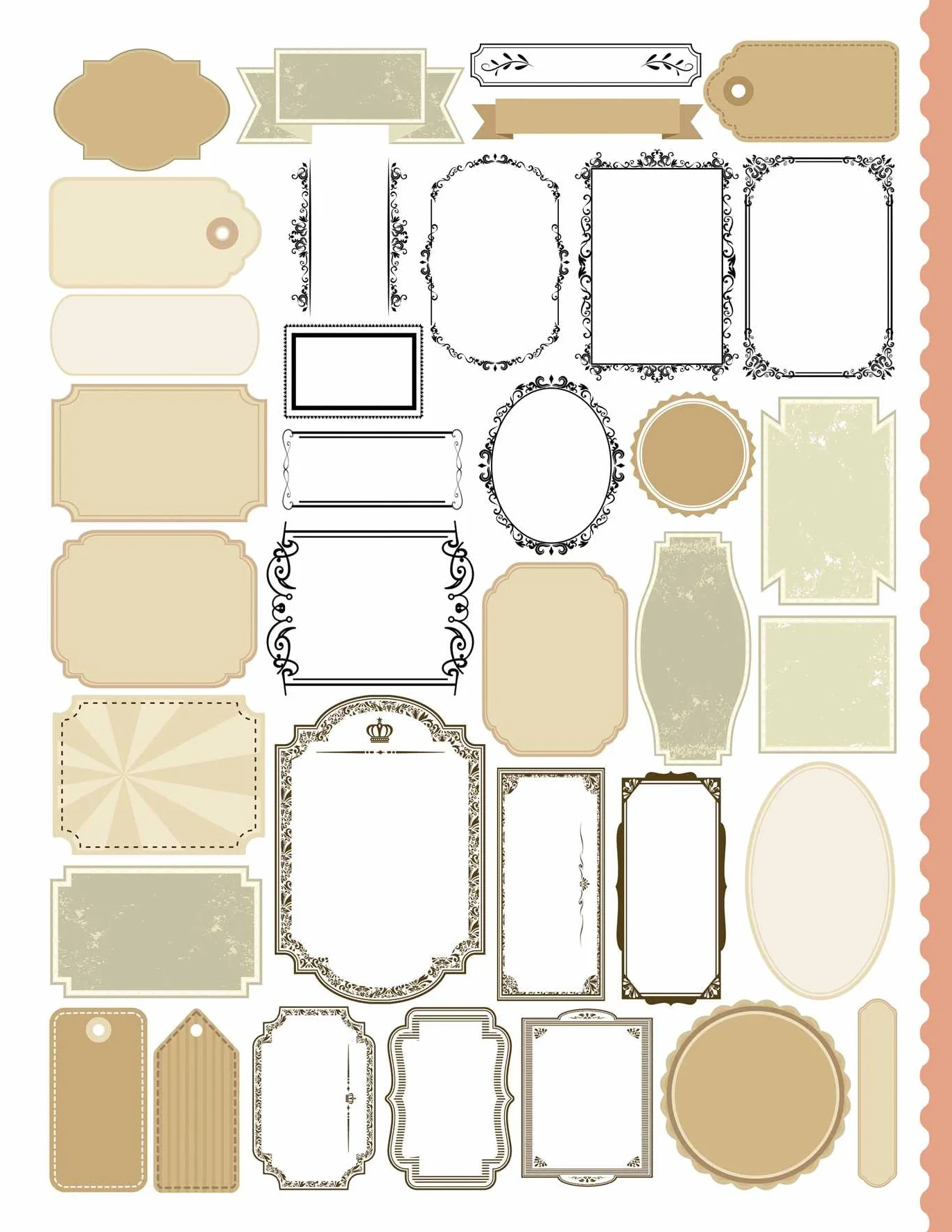 Junk Journal Cutouts: Vintage Designs: From Botanicals to Travel, 350+ Timeless Images for Creative Journaling