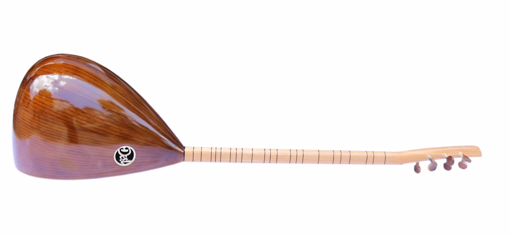 Turecka wysokiej jakości baglama morwy z długim dekoltem Saz ASL-111 | Strunowy instrument muzyczny Baglama Saz